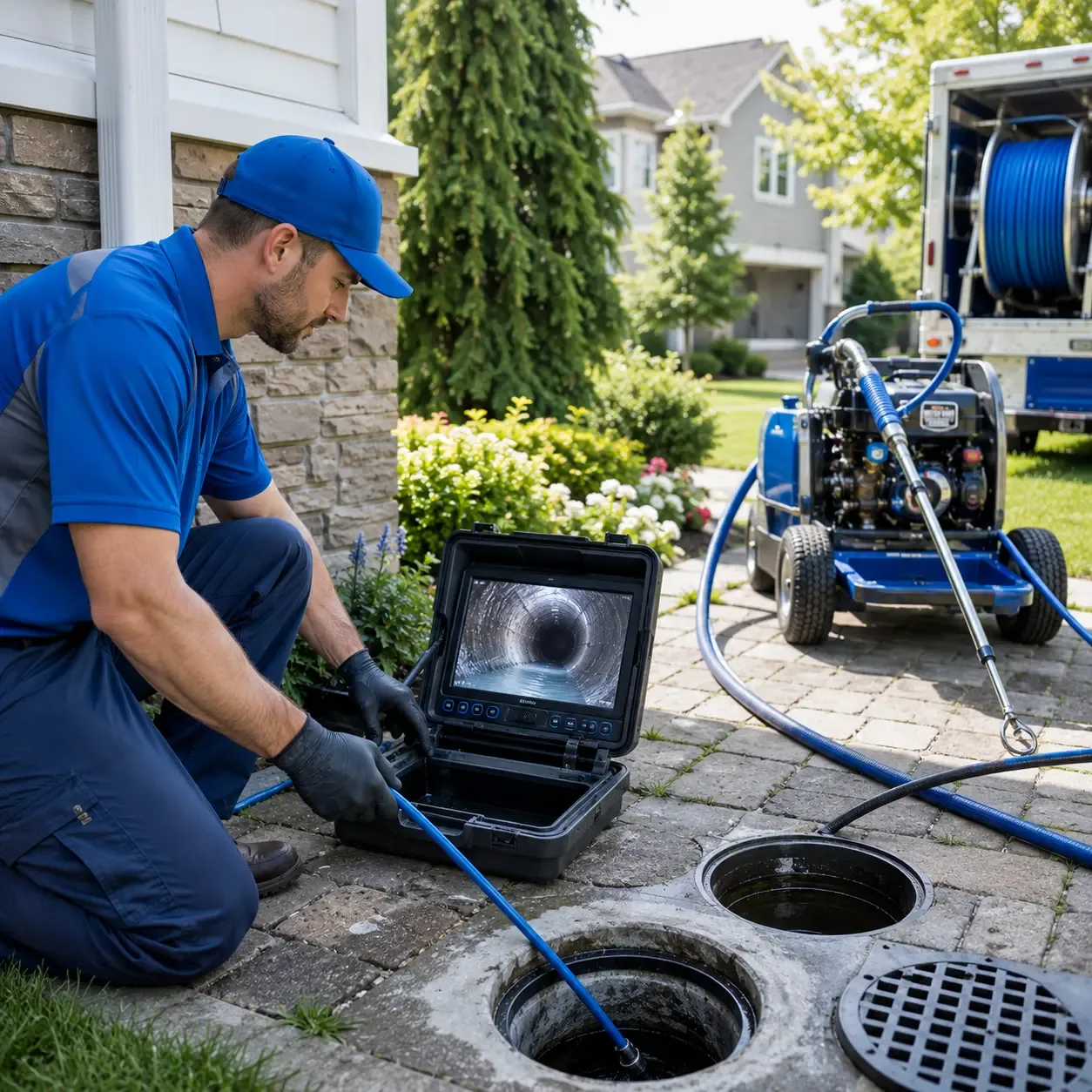 Outdoor drain cleaning professionals serving Burbank, WA