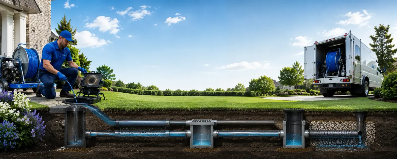 Outdoor drain cleaning information for Burbank, WA